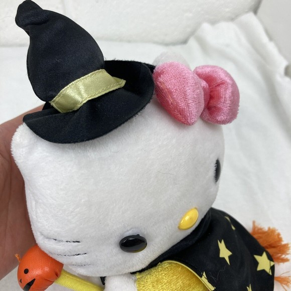 Y2K RARE Hello Kitty Witch HalloweenCollectible Plushie Stuffed Animal, Sanrio - Picture 3 of 15